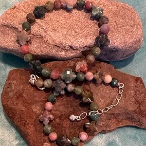 ✨✨ Jay King Elbaite Tourmaline Beaded Necklace – Sterling Silver – NEW (209)✨✨